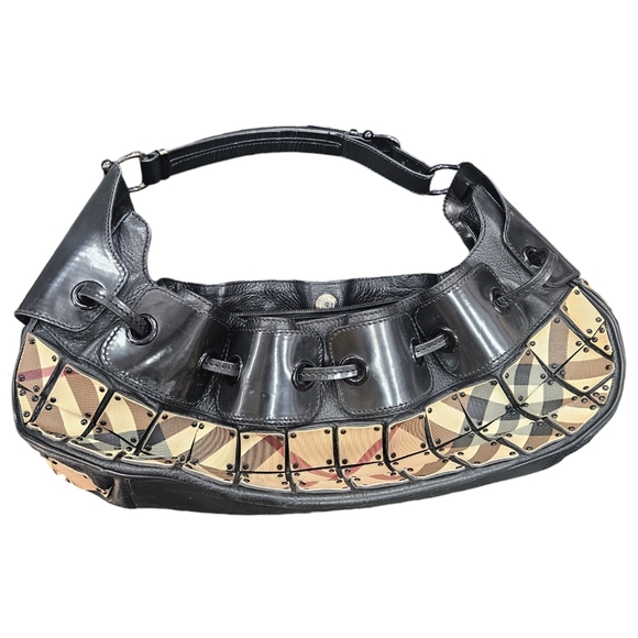 Burberry Nova Check Small Warrior Hobo Black Multiple colors - Picture 6 of 12